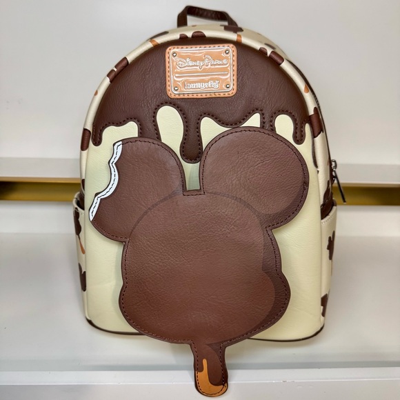 Loungefly Handbags - Loungefly Disney Parks Mickey Ice Cream Bar Mini Backpack Like New 💎🍦